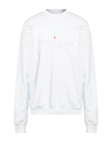 Man Sweatshirt White Size S Cotton