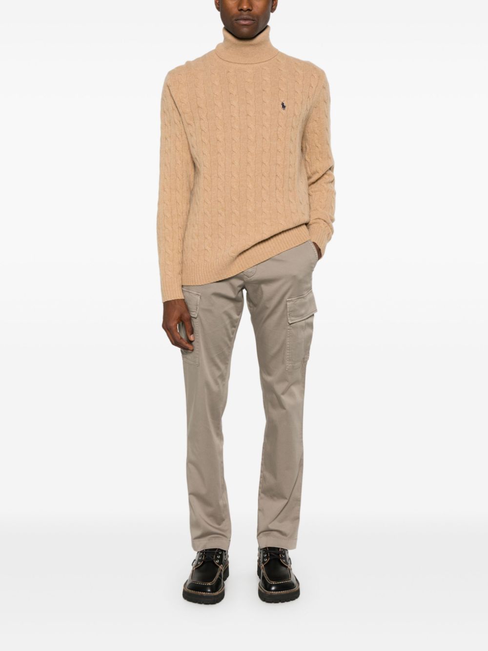 Polo Pony-motif jumper - Brown