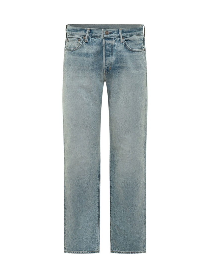 Tom Ford - straight leg denim trousers belt loop