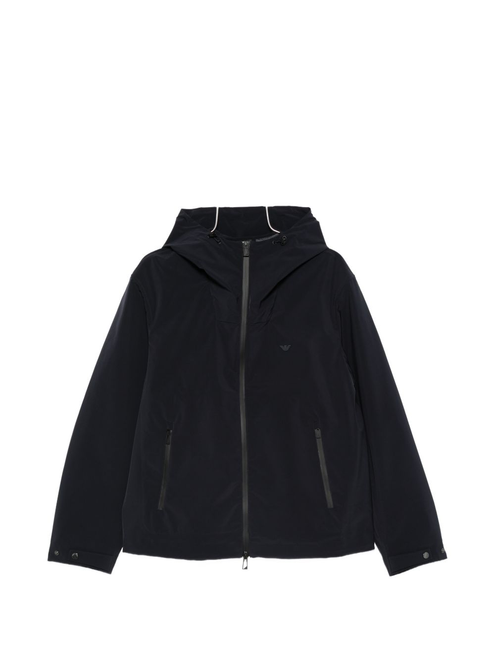 Hooded blouson jacket