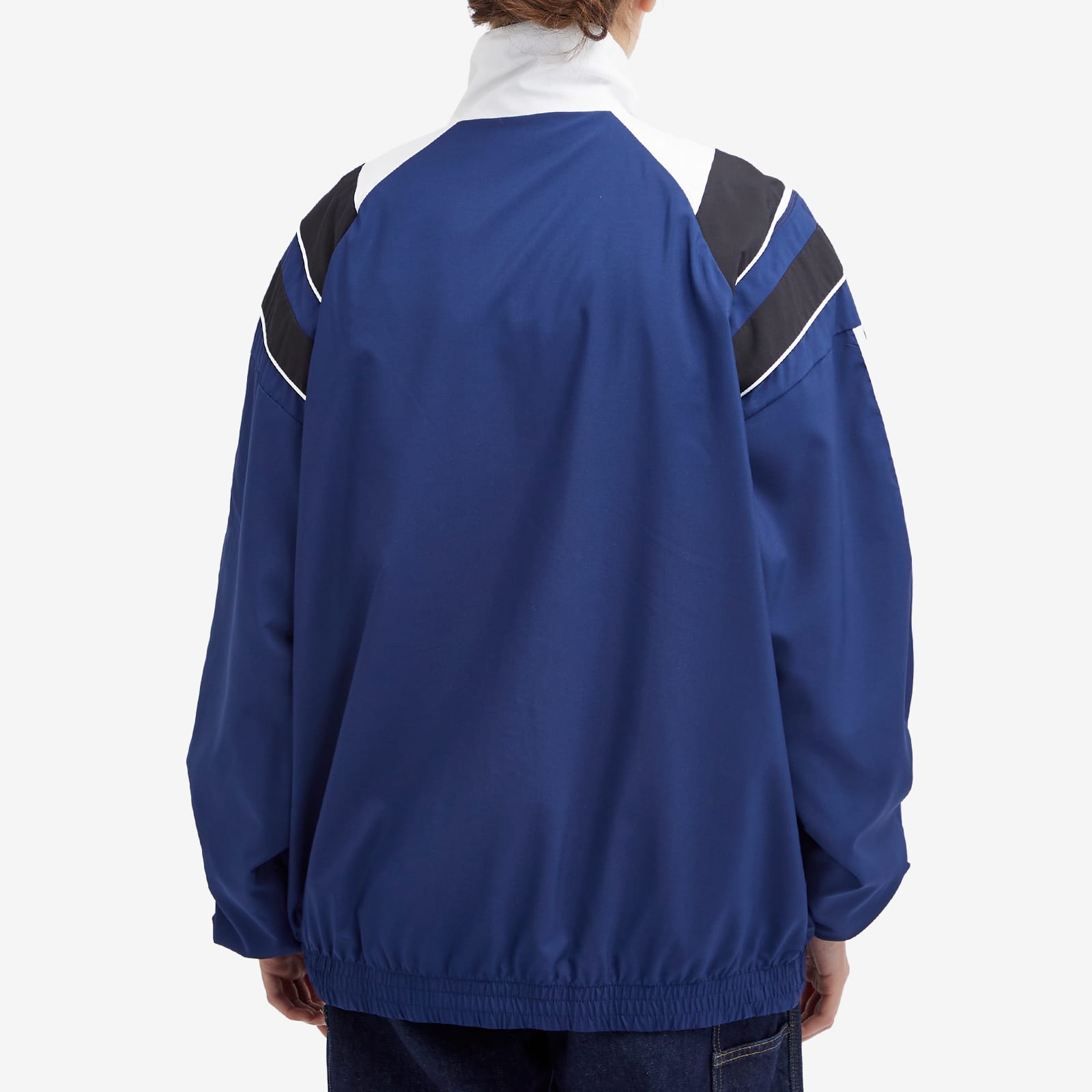 Women's Rasant Oversized Zip Off Track Top in Dark Blue