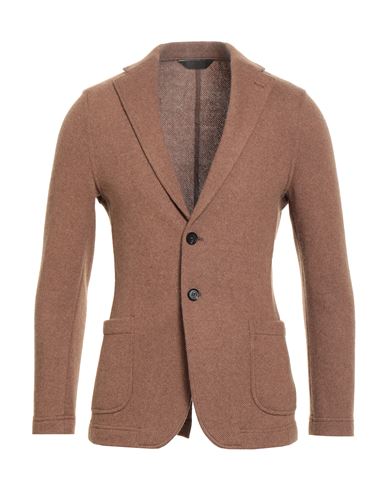 Man Blazer Camel Size 36 Wool, Polyamide