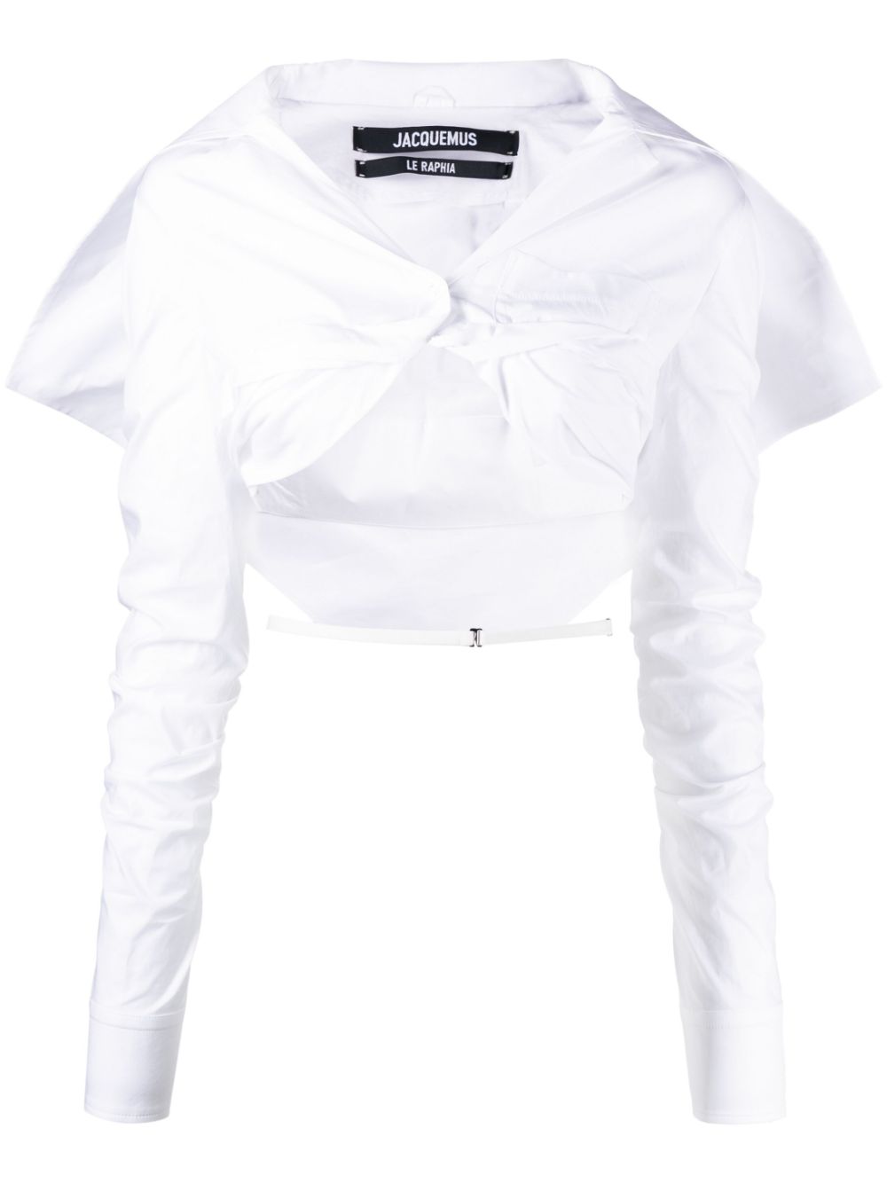 La Chemise Meio cropped shirt - Pink