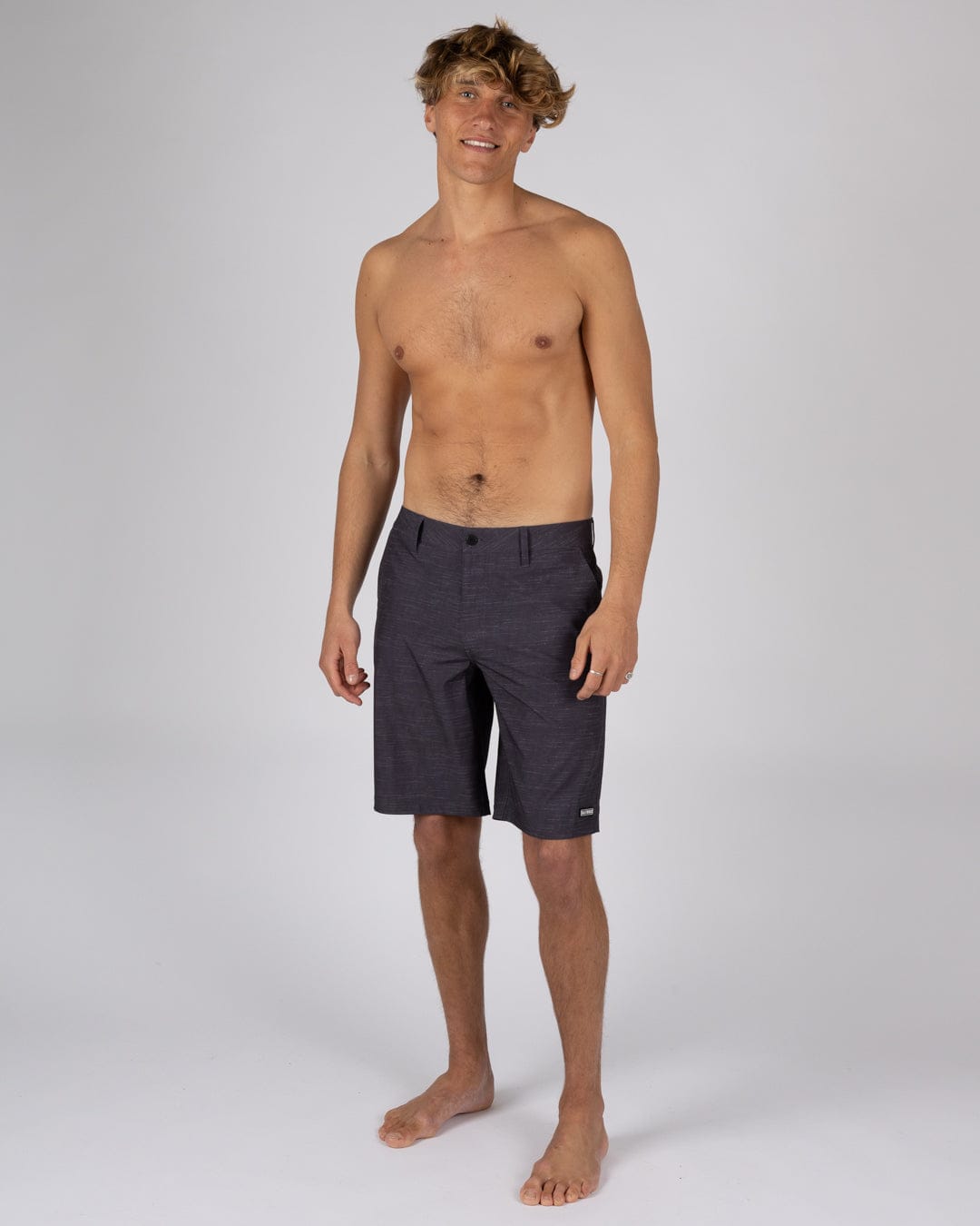 Saltrock Amphibian 2 Mens Hybrid Shorts in Dark Grey - : W
