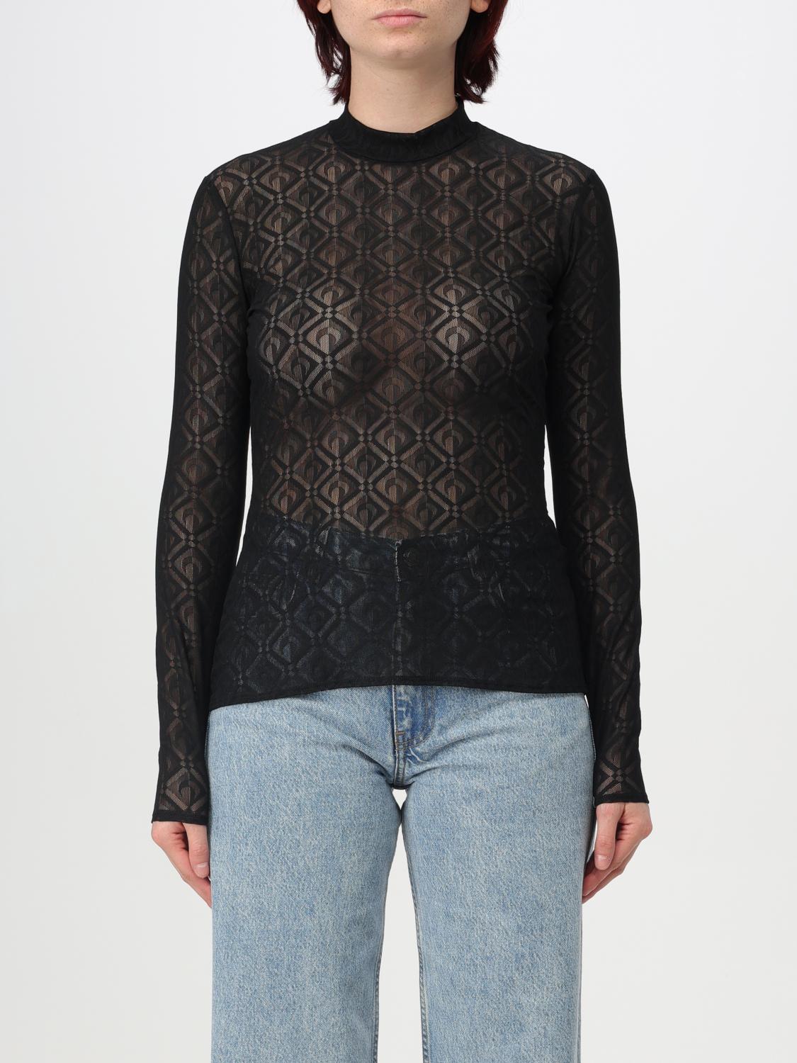 Moon Diamant mesh top - Black