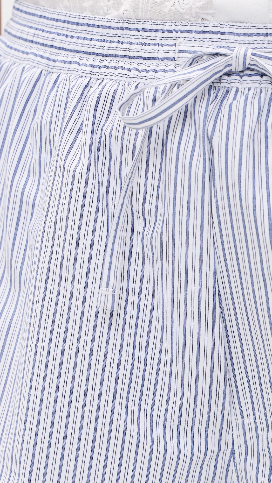 Bermuda Pajama Shorts Blue Stripe