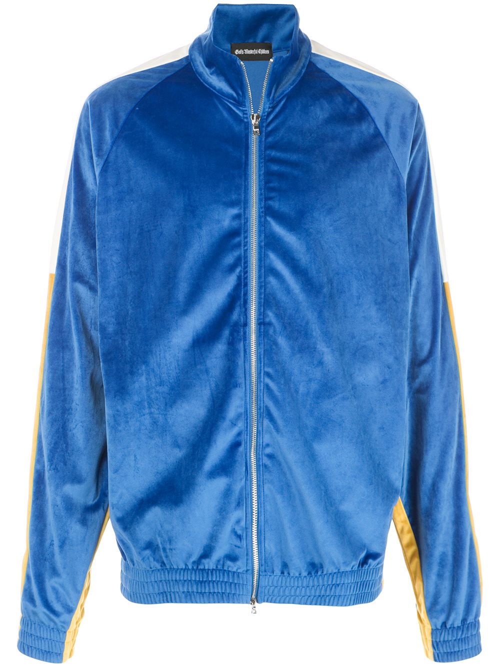 Velvet bomber jacket - Blue