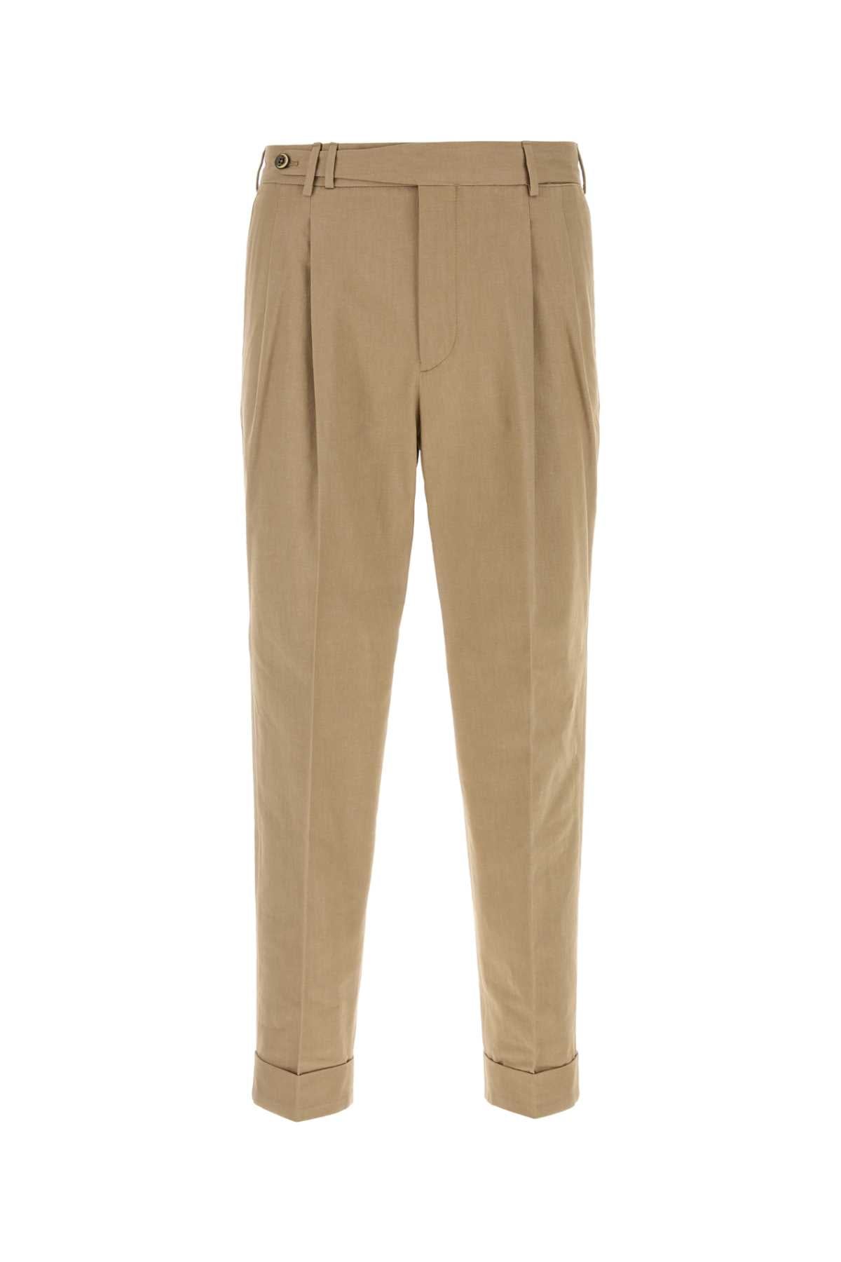 Carrot Trousers — Beige