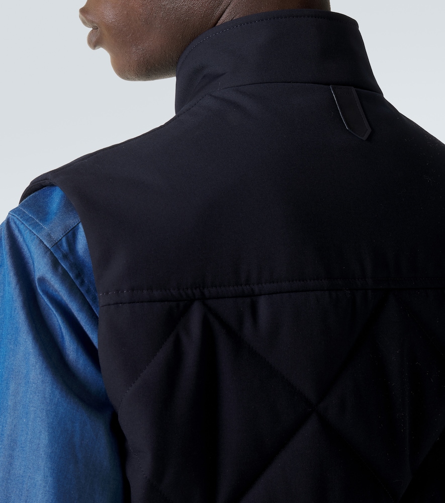 Quilted puffer vest