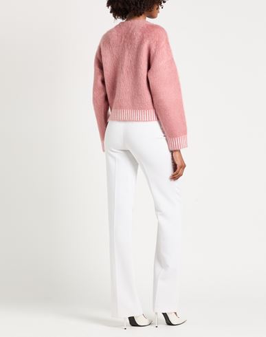 Woman Cardigan Antique rose Size M Virgin Wool, Mohair wool, Polyamide, Polyurethane
