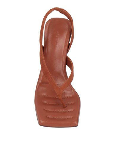 Woman Thong sandal Rust Size 8 Kidskin