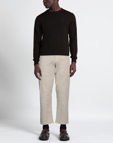 Man Pants Sand Size 34 Organic cotton, Elastane