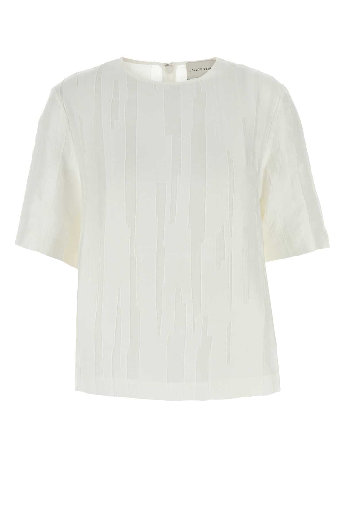 Neck T-Shirt — White