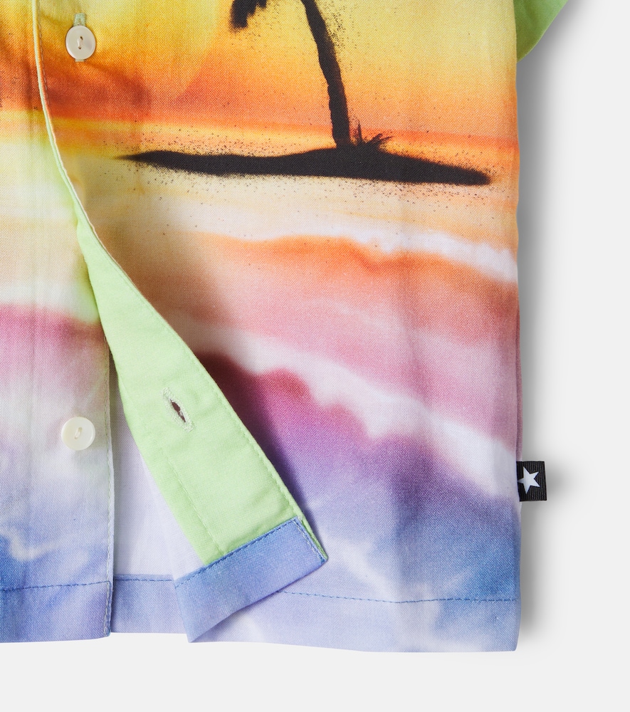 Baby Eyou printed cotton shirt