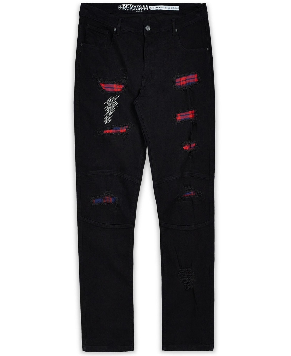 Men's Big and Tall Set Skinny Jeans - Black