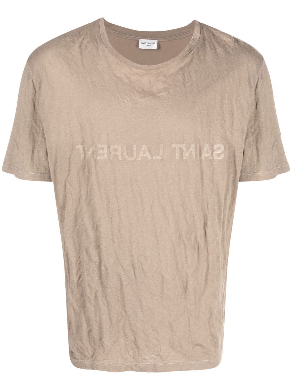 Logo-print cotton T-shirt - Neutrals