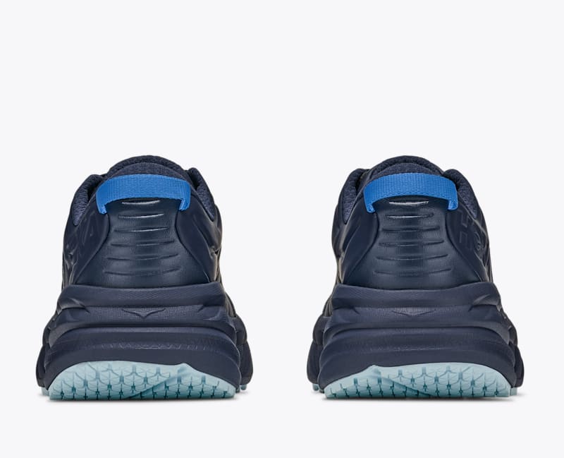 HOKA Women's Bondi SR Shoes in Varsity Navy/Glimmering Blue