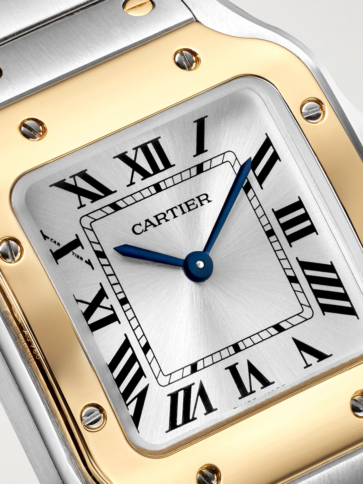 Santos De 34.5mm Stainless Steel And 18-karat Gold Watch - One size