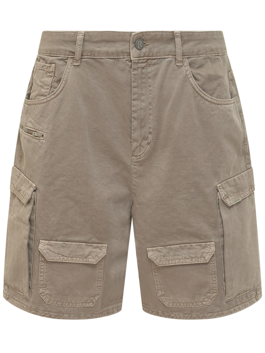Cotton Cargo Bermuda Shorts