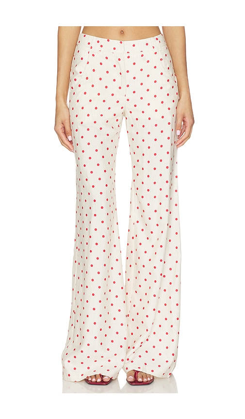 Amanda Uprichard Saddler Pants in Beige. - L also in XS, S