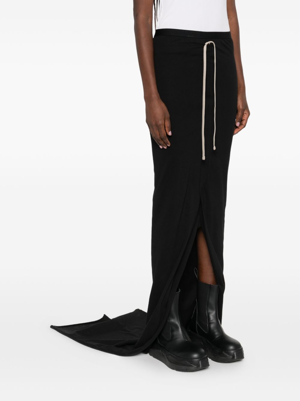 Moncler X Rick Owens Cotton Long Skirt