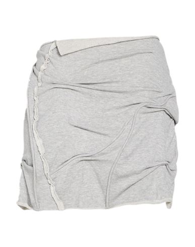 Rus/fr. ca/de Woman Mini skirt Light grey Size S Cotton