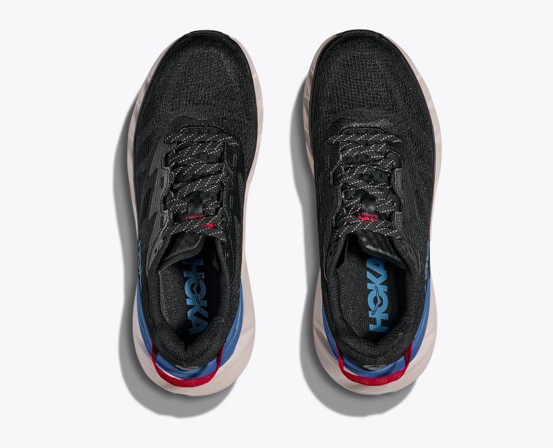 HOKA Elevon 2 TS Shoes in Black/Electric Cobalt