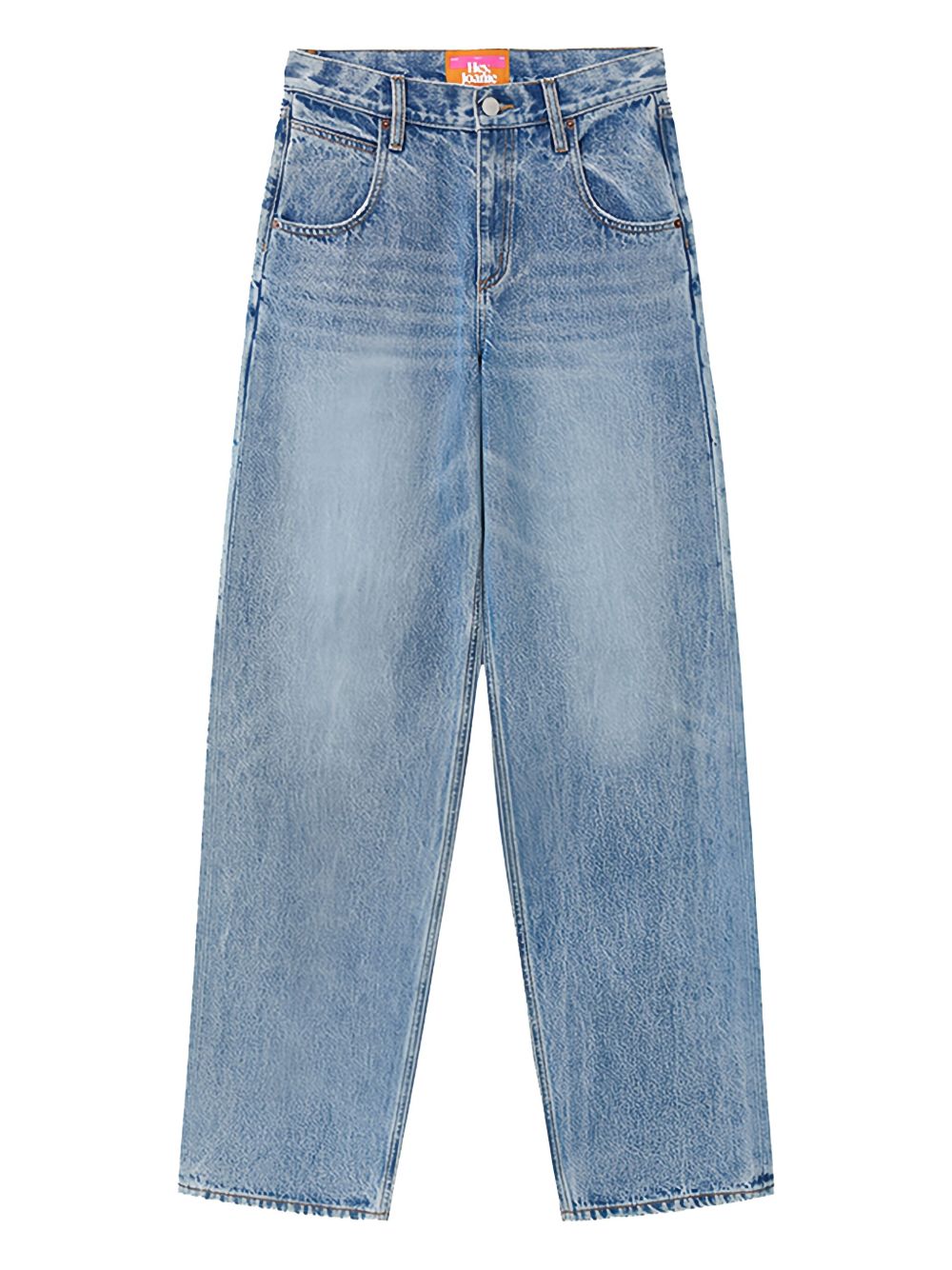 Logo-patch jeans - Blue