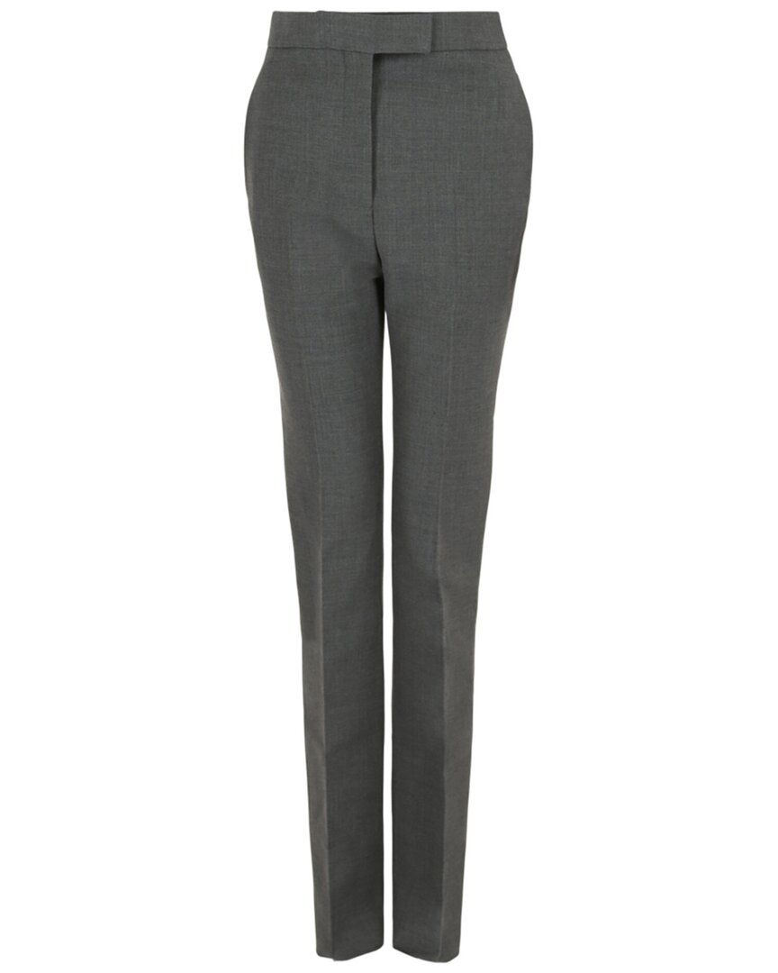 Straight Leg Wool Trouser