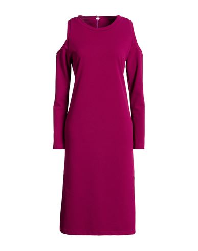 Woman Midi dress Mauve Size L Polyester, Elastane