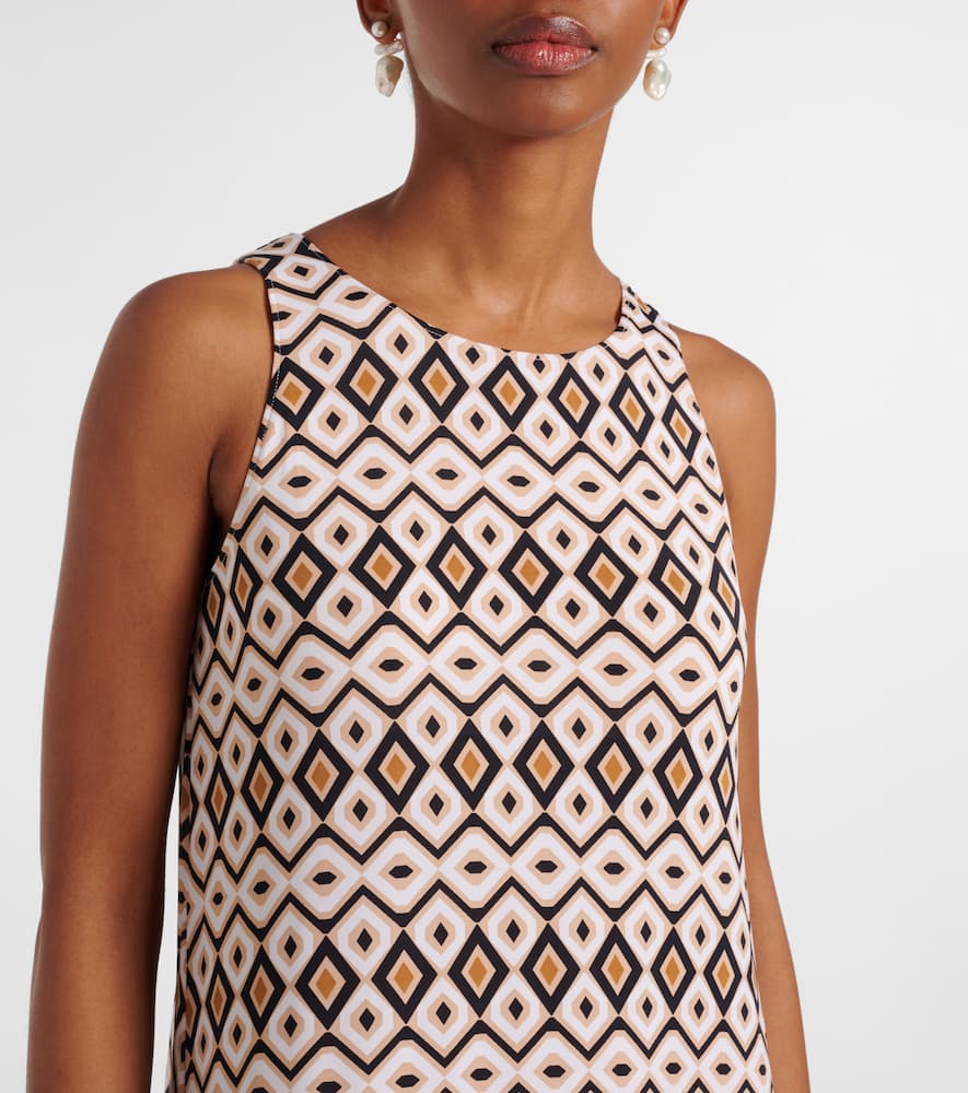 Miki printed maxi dress