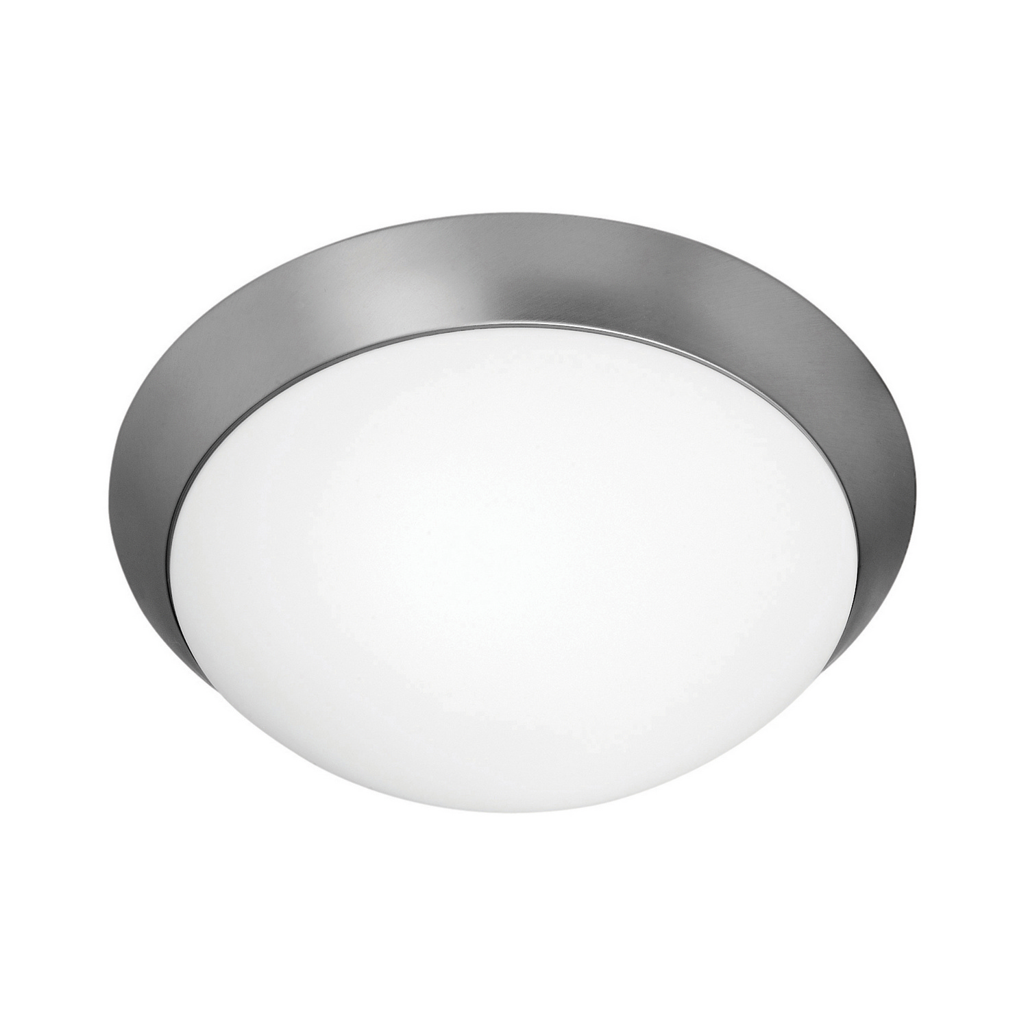 Brushed Steel LED Flush Mount from the Cobalt Collection