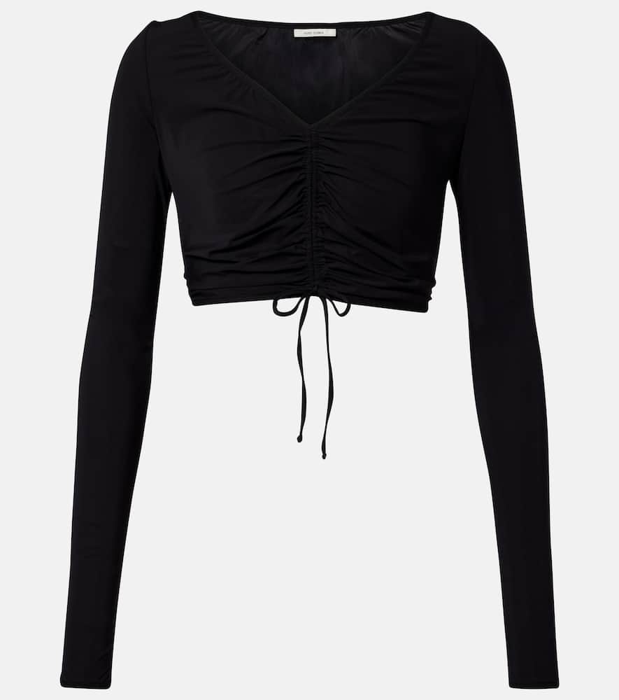 Ruched crop top