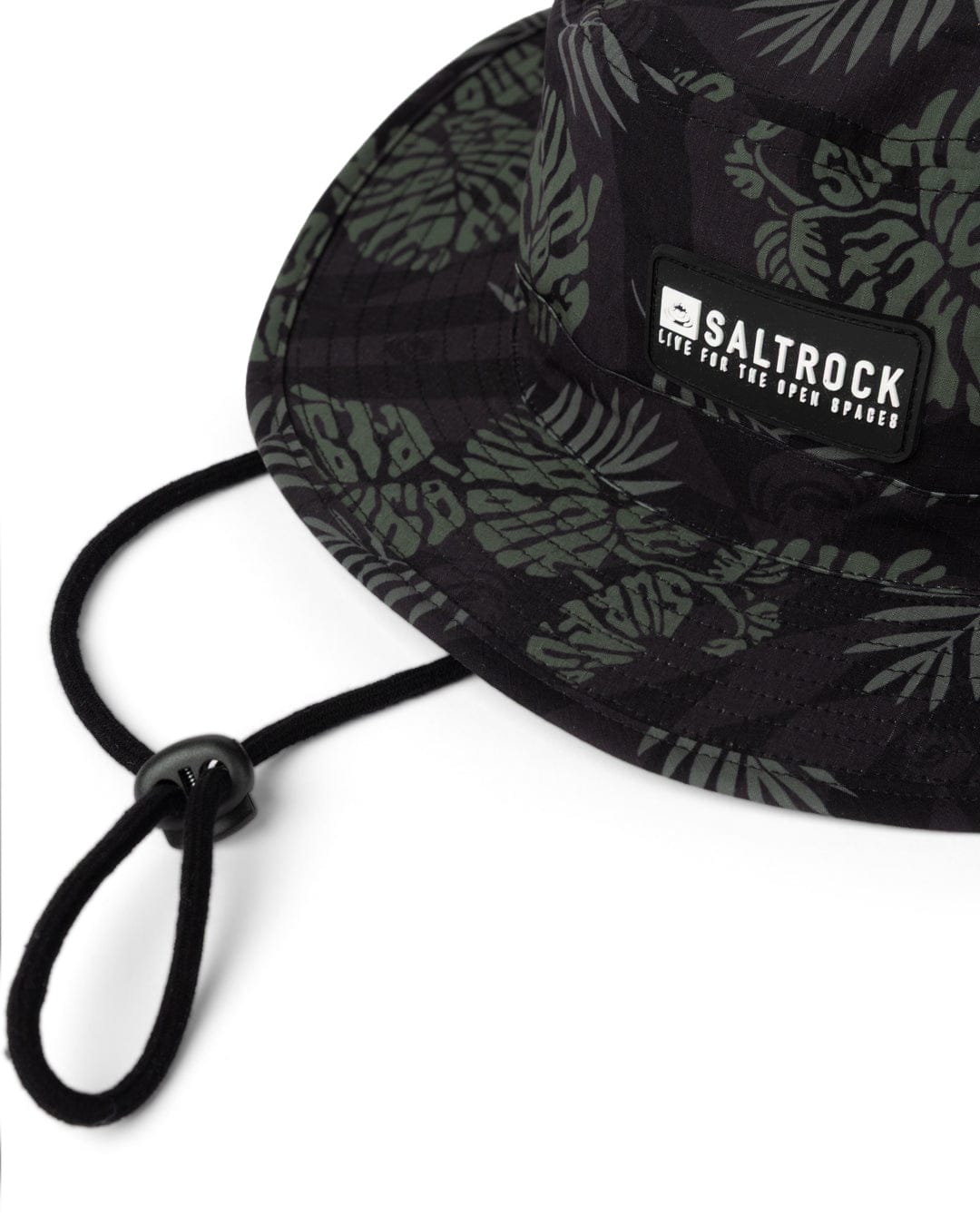 Saltrock Mens Warp Surf Bucket Hat in Dark Grey