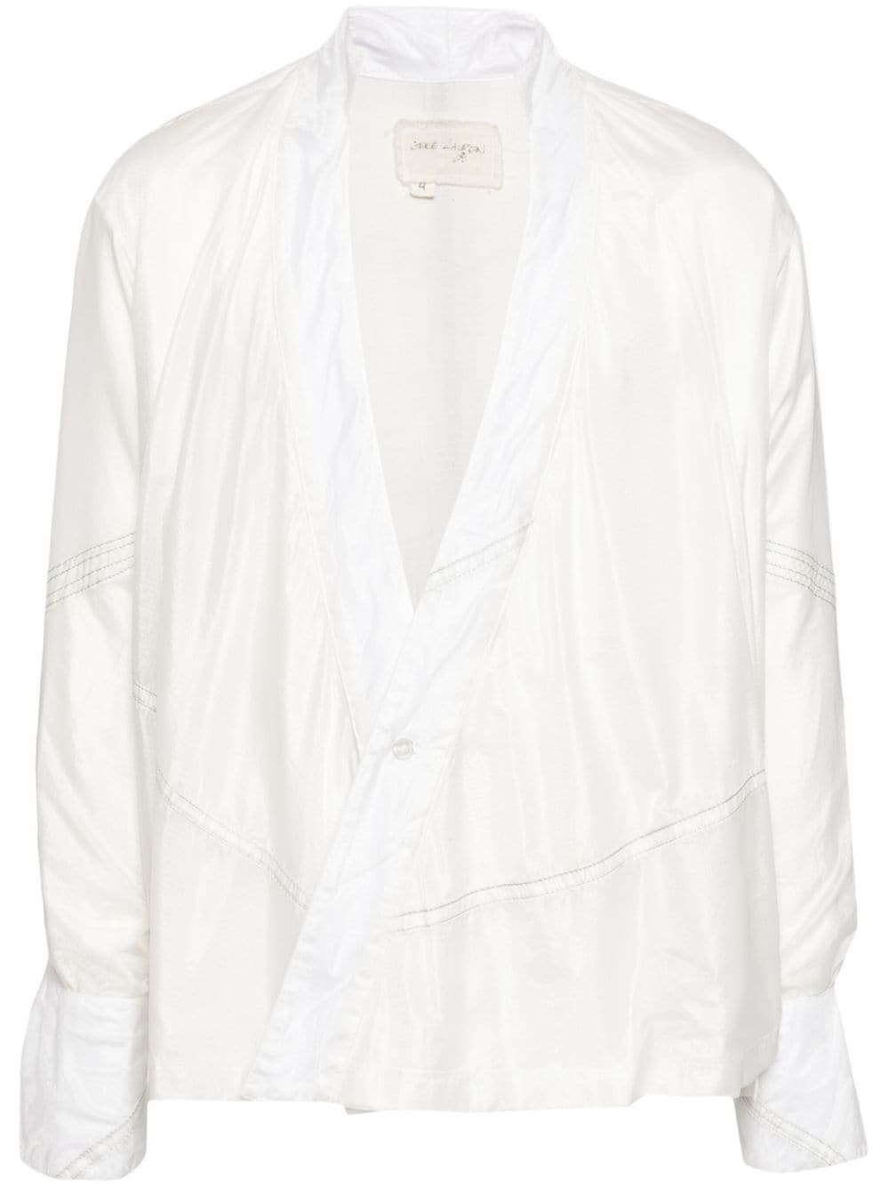 Parachute winged jacket - White