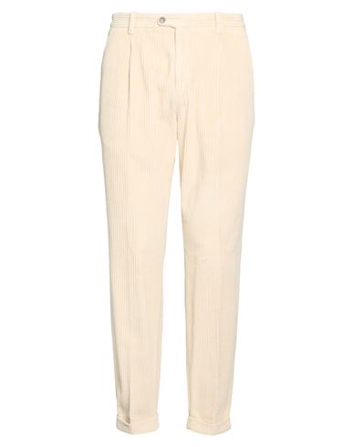 Man Pants Cream Size 34 Cotton, Modal