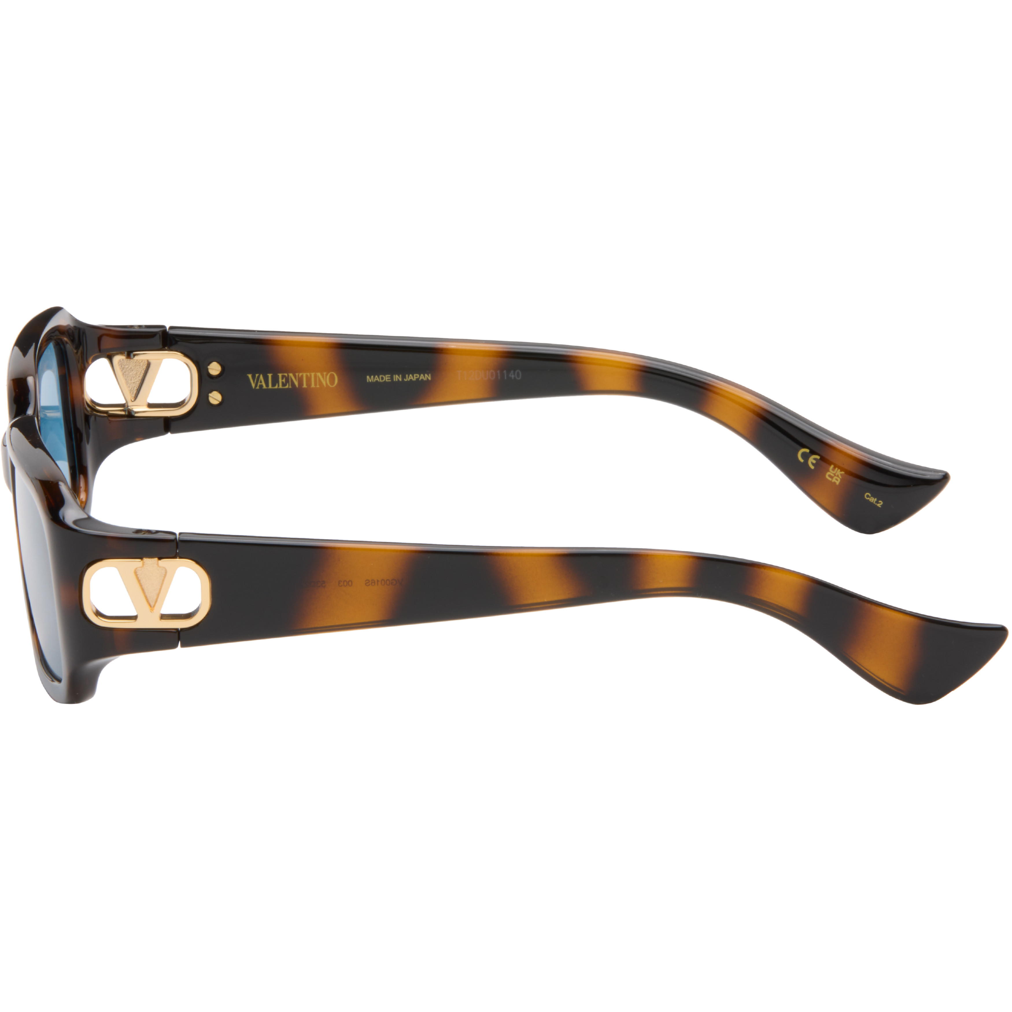 Brown Rectangular Acetate Sunglasses