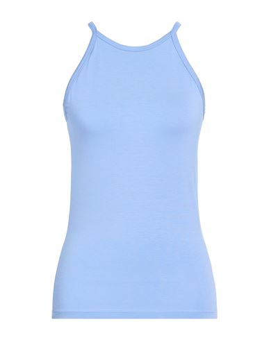 Woman Tank top Bright blue Size XS Viscose, Elastane