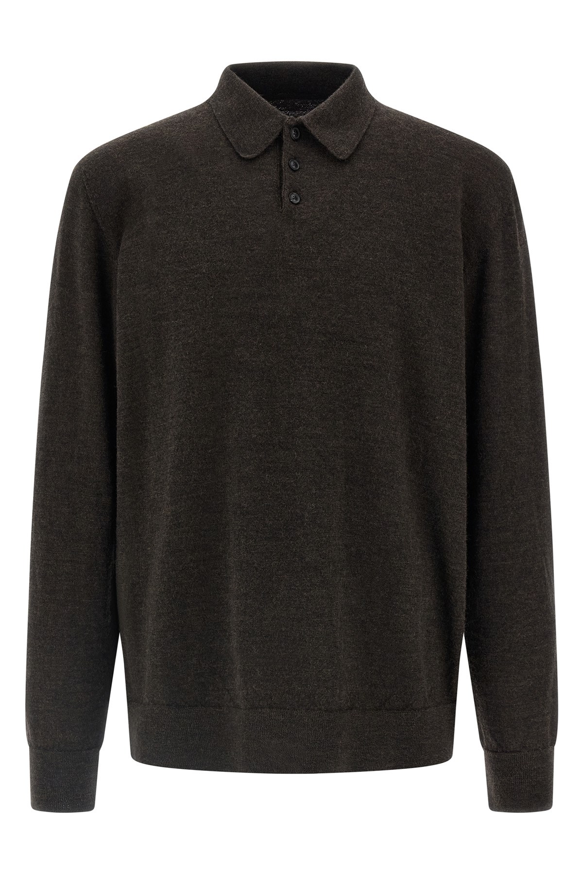 Suede Patch Polo Shirt