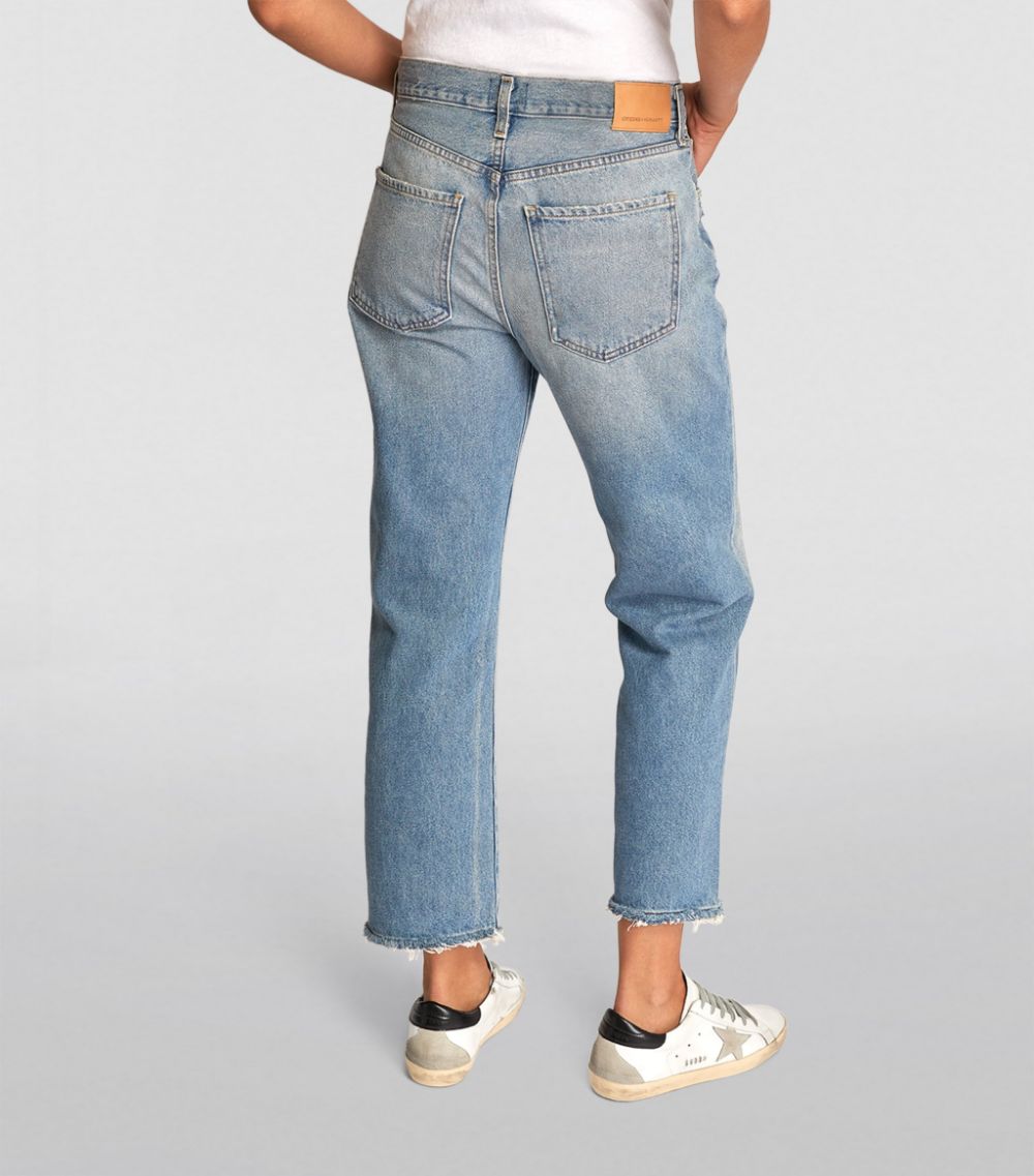 Cropped Emery High-Rise Straight Jeans