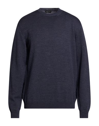 Man Sweater Navy Size 42 Merino Wool