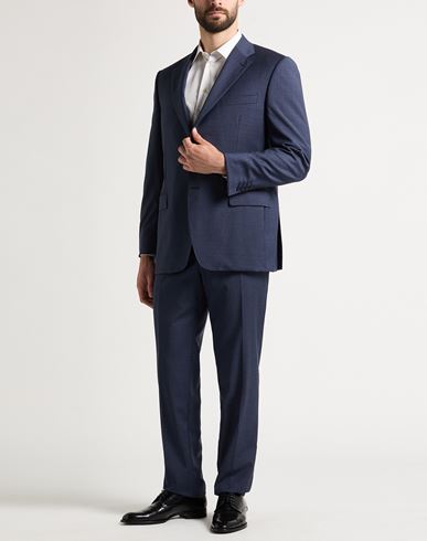 Man Suit Navy Size 46 Wool