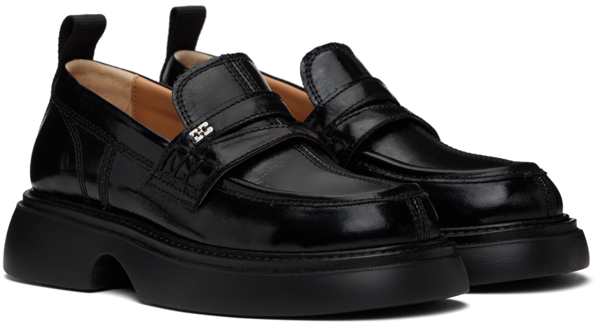 GANNI Black Everyday Loafers