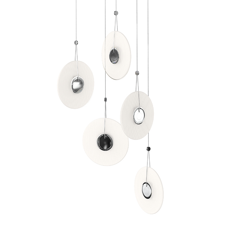 Polished Chrome LED Pendant from the Meclisse Collection