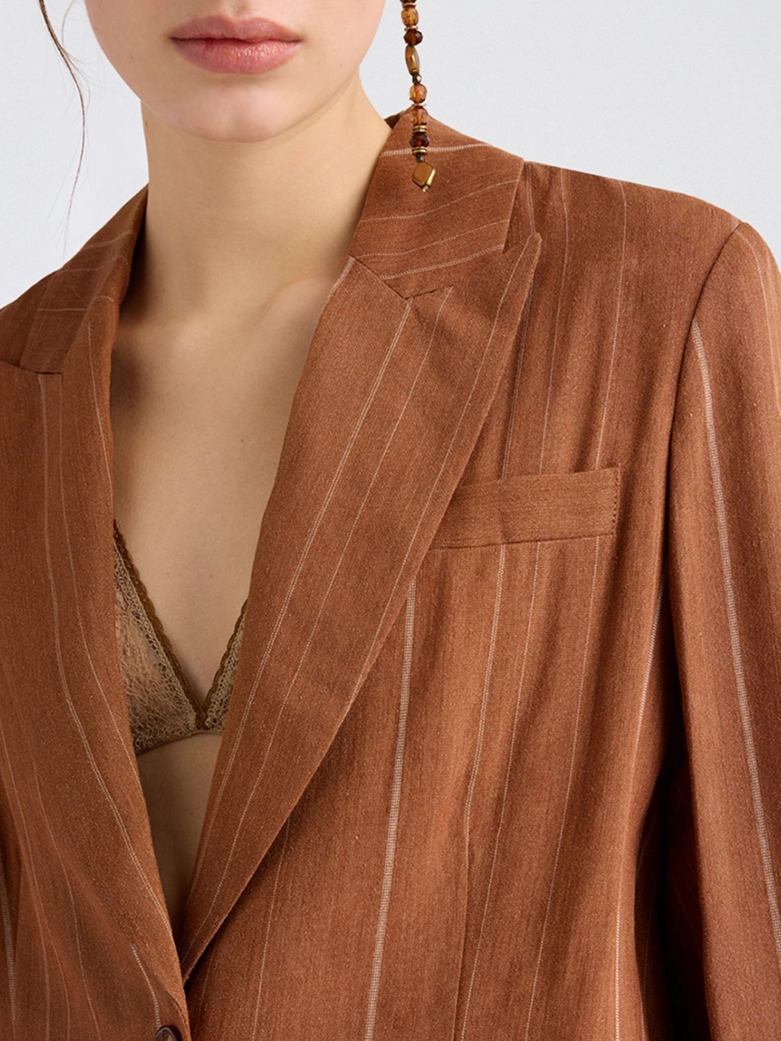 MOMONÌ Jacket Woman color Earth
