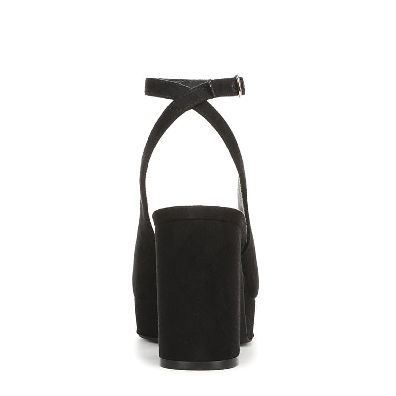 Women's Aliyah Dress Sandals (Black Microsuede)