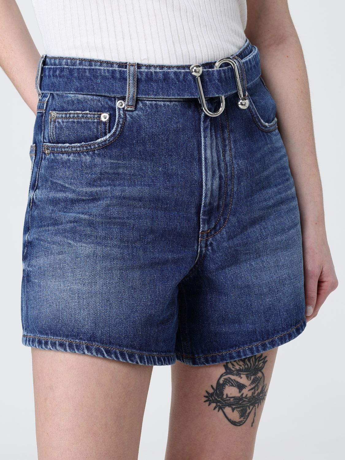 Pants Woman color Blue