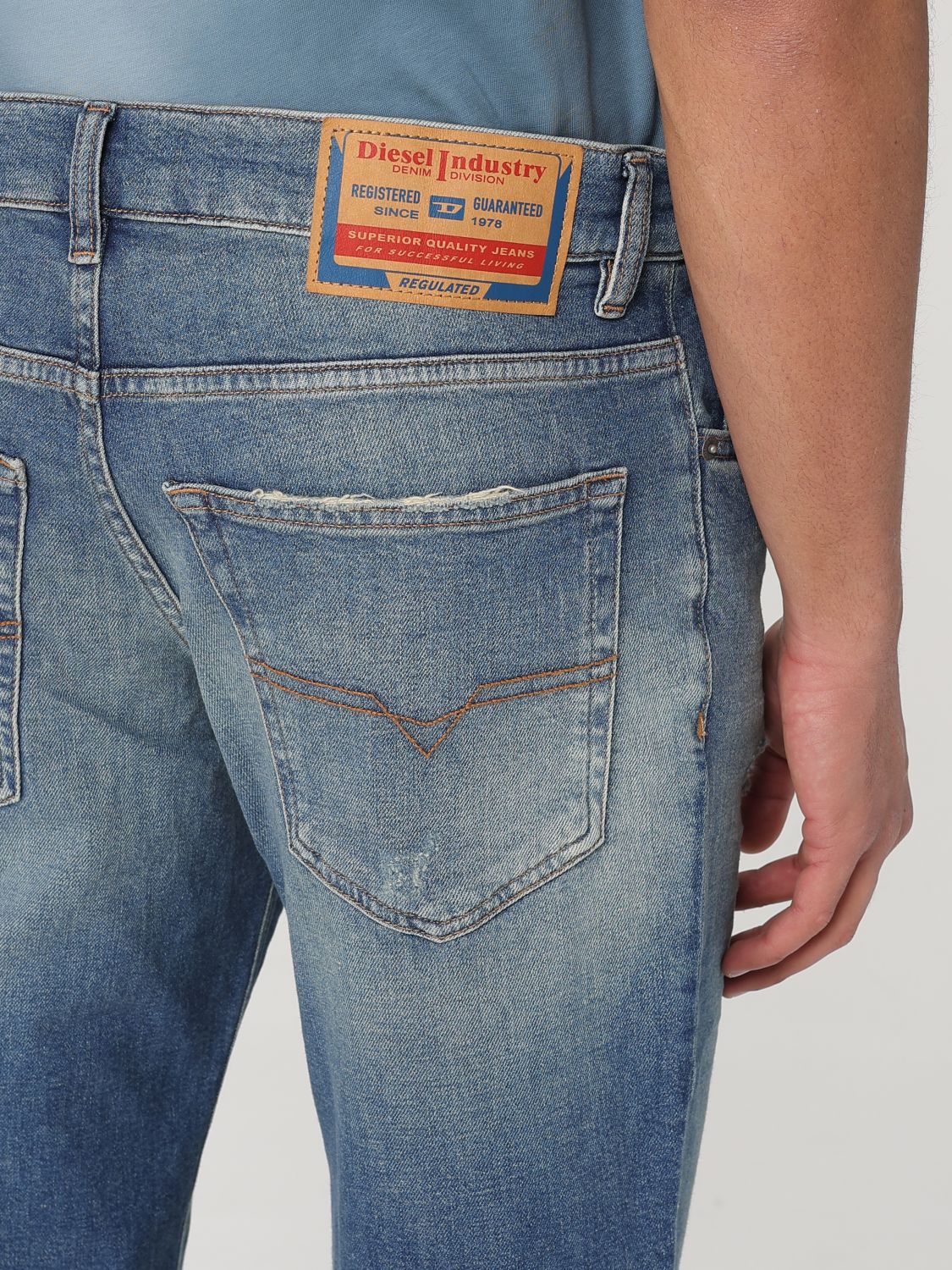 Jeans DIESEL Men color Denim