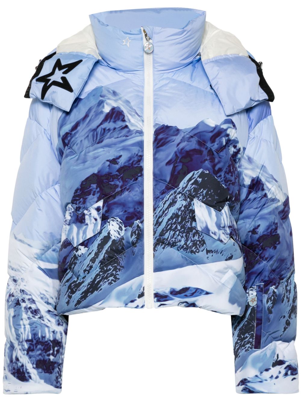 Mountain puffer ski jacket - Blue