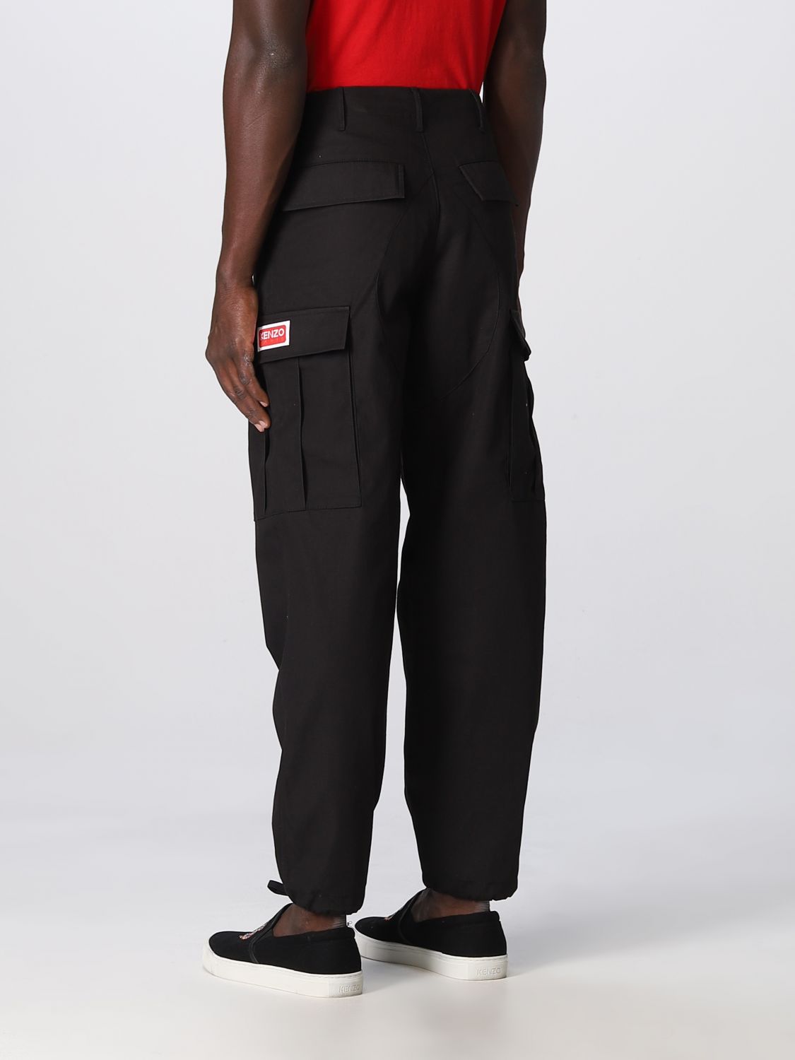 Pants Men color Black